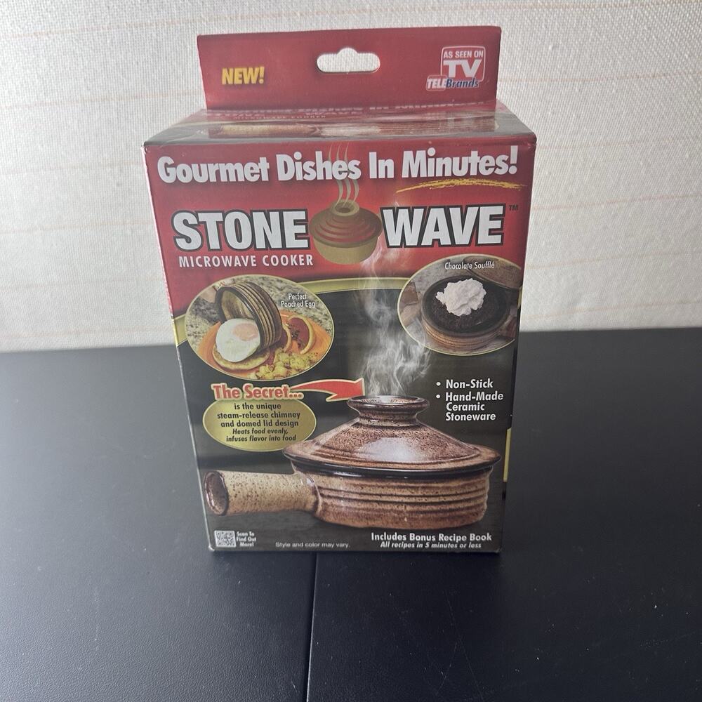 Stone Wave Microwave Cooker Ceramic Stoneware SEALED